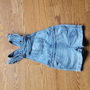 Gap toddler girl shortalls size 4